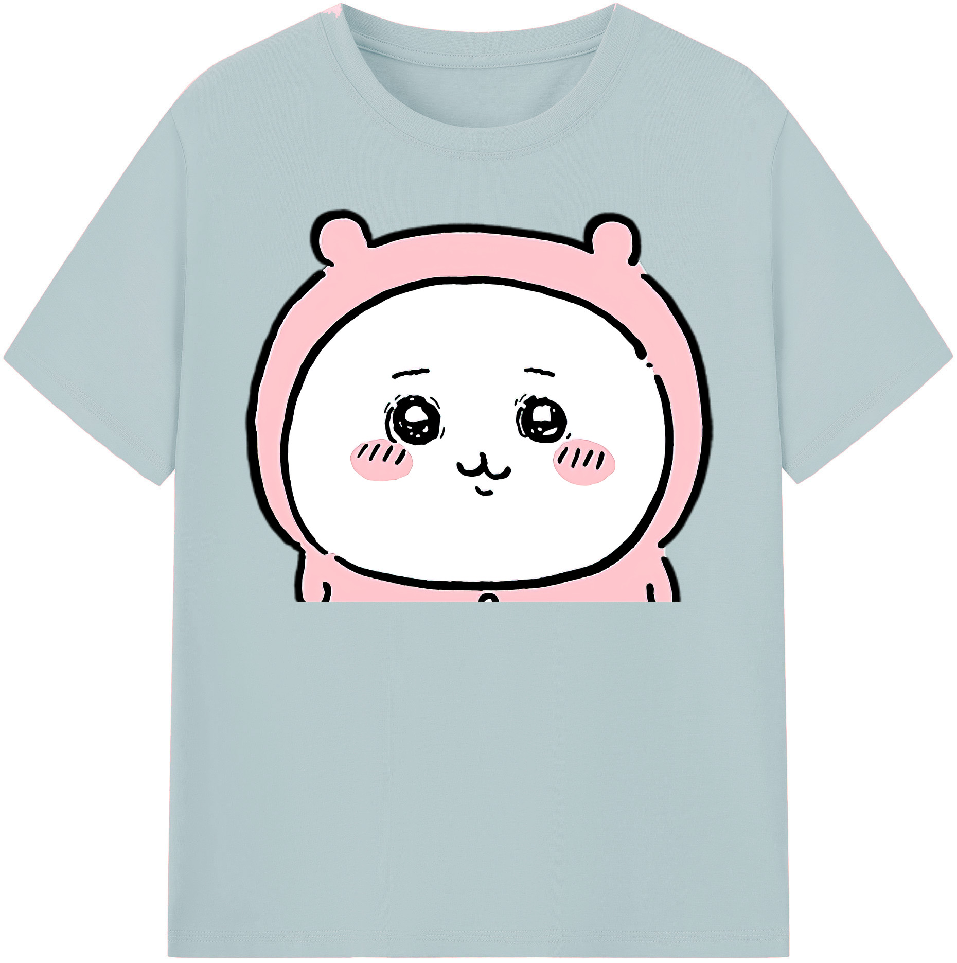 （画像用） ちいかわ ちいかわ Chii-kawa chiikawa 綿100％半袖Tシャツ（フロントプリント）